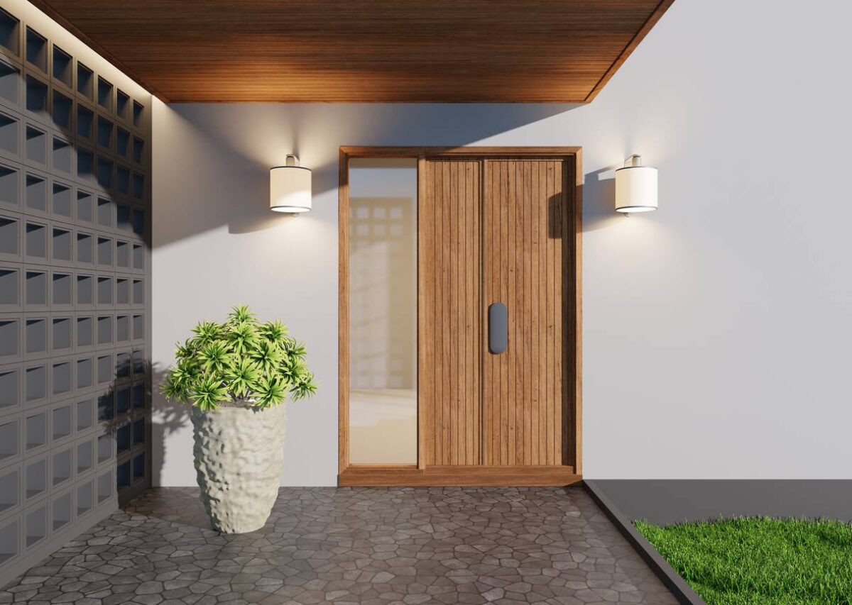 design porte entrée ouverture maison menuiserie vente pose décoration