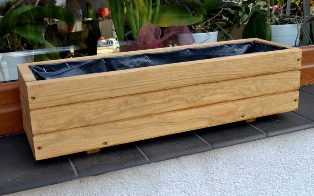 bâche pour jardinière