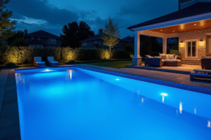 Éclairage piscine : combien de lumières sont nécessaires ?