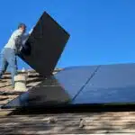 pose de panneaux solaires